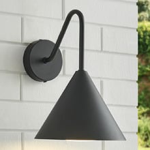 Presley Curved Arm Outdoor Wall Light